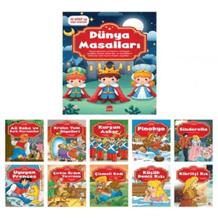 Dünya Masalları Seti - 10 Kitap Takım Küçük Boy