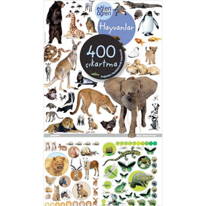 Eğlen Öğren - Hayvanlar 400 Çıkartma