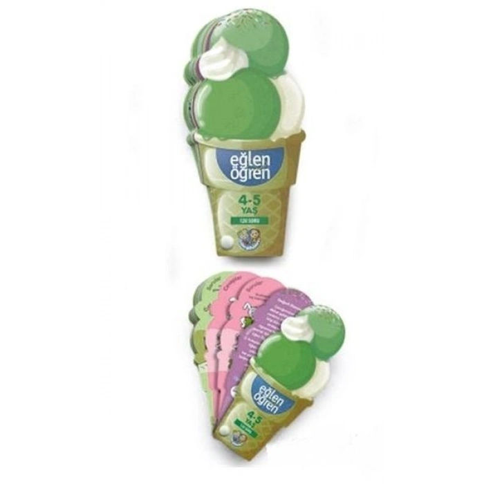 Eğlen Öğren Ice Cream - 120 Soru (4-5 Yaş)