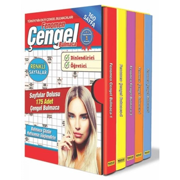 Fenomen Çengel Bulmaca Seti - 5 Kitap