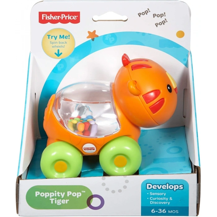 Fisher Price Poppity Araçlar -Turuncu Aslan CMV97