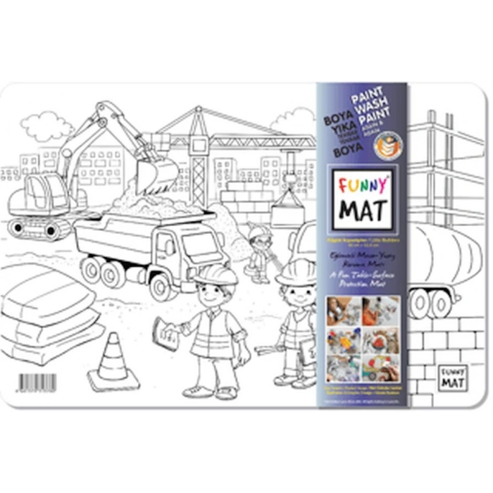 Funny Mat Küçük İnşaatçılar / Little Builders İkili Set
