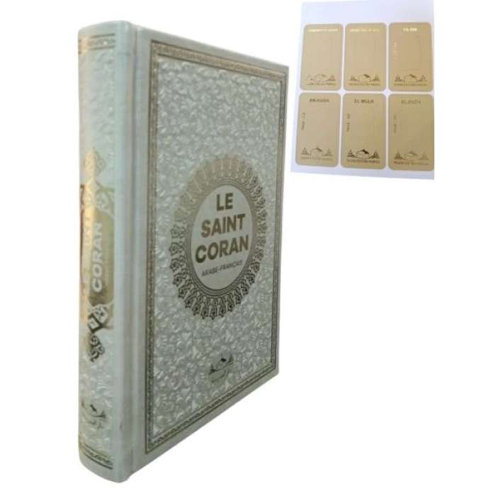 Hafız Boy Termo Deri Le Saınt Coran Fransızca Muhammad Hamıdullah Gold