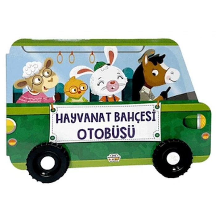 Hayvanat Bahçesi Otobüsü Tekerlekli Kitaplar
