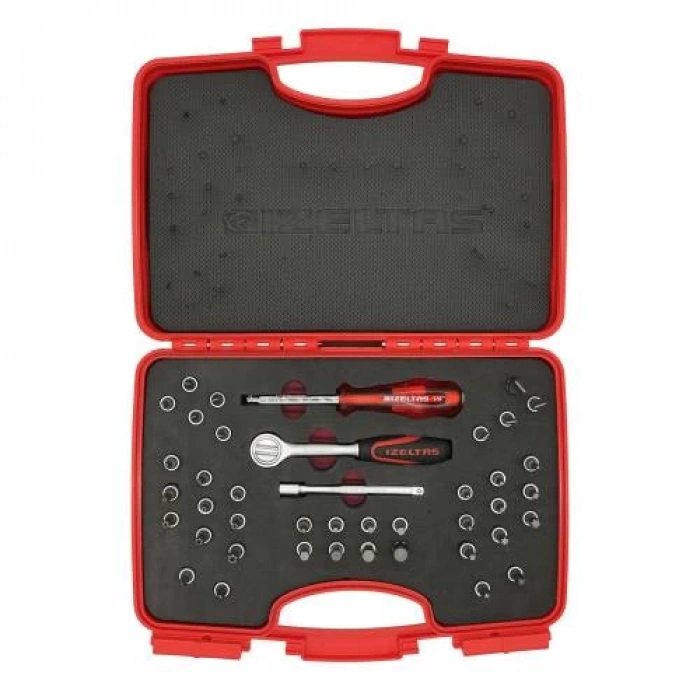 İzeltaş 1107001042 1/4 Bits Uçlu Lokma Takımı 42 Parça