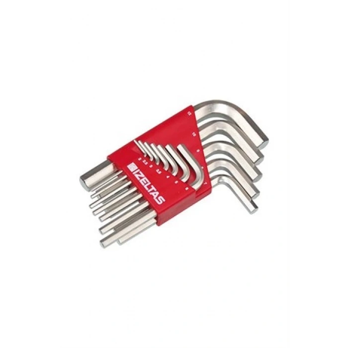 İzeltaş 4901003112 Allen Anahtar Takımı SAE 12li Set