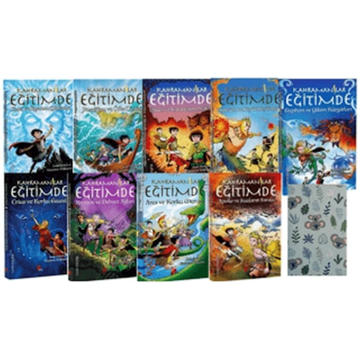 Kahramanlar Eğitimde Seti (9 Kitap - Defter Hediyesi)