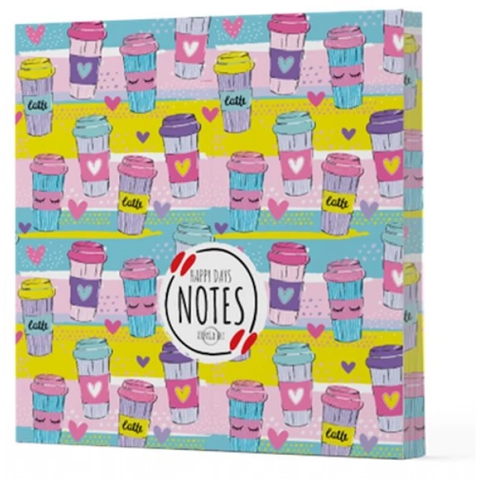 Kahve 10 - Çizgisiz Yan Boyamalı Defter