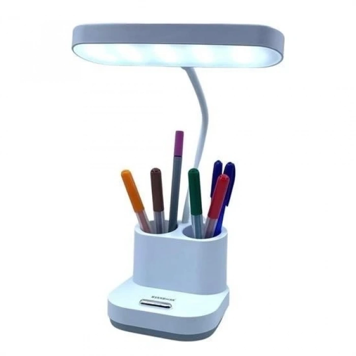 Kalemlikli USBli Dokunmatik 3 Kademeli 360 Derece Özel Göz Korumalı led Lityum Masa ası