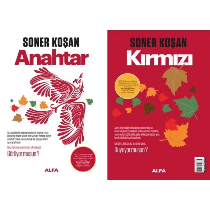 Kırmızı - Anahtar (Çift Taraflı Kitap)