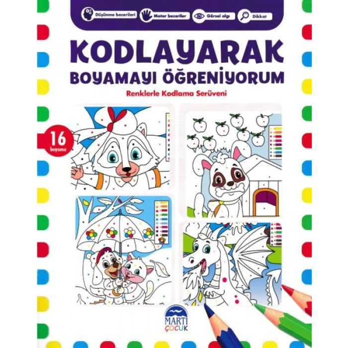 Kodlayarak Boyamayı Öğreniyorum 1 - Renklerle Boyama Serüveni