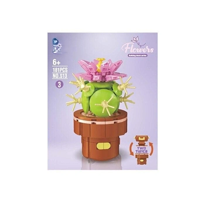 Mey İthalat® 0S133 BLOK ÇİÇEK 181 PARÇA (KAKTÜS)