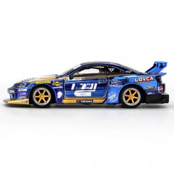 Mey İthalat® 1/64 MODEL ARAÇ S15 SILVIA Team Liberty Walk 2025 Formula Drift