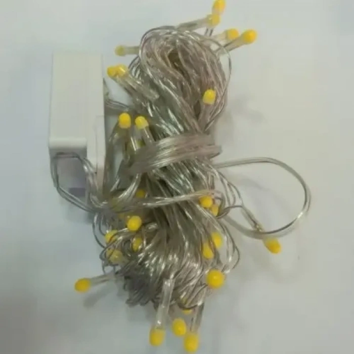 Mey İthalat® 10m 100 LED Damla Uçlu Gün Işığı Şeffaf Kablo