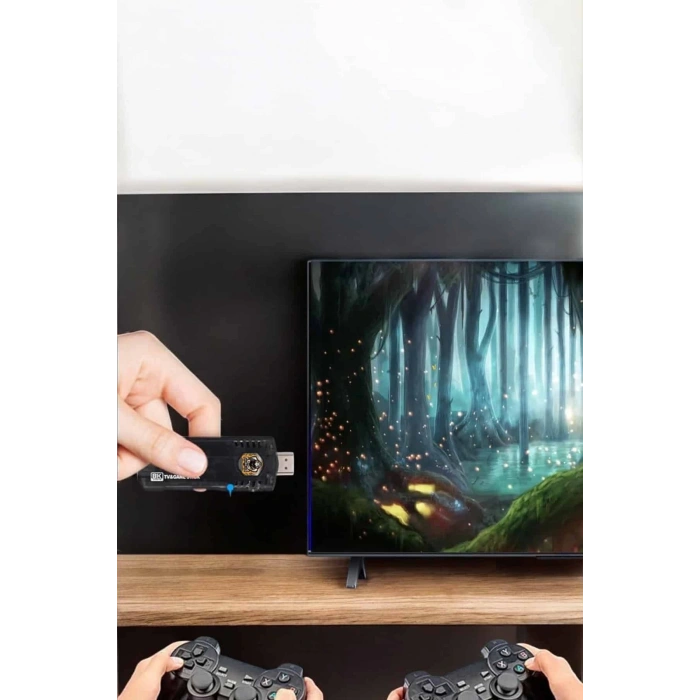 Mey İthalat® 20.000 Oyunlu Premium Model Oyun Konsolu 8k Android Tv HD Game Stick