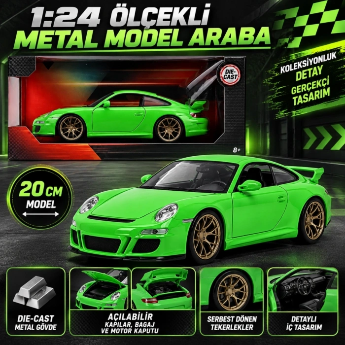 Mey İthalat® 2007 Porsche (F10) 911 GT3 Model Aracı