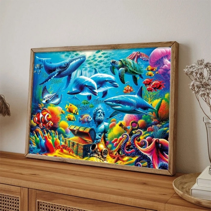 Mey İthalat® 20825 PUZZLE 1000 Treasure Under the Sea