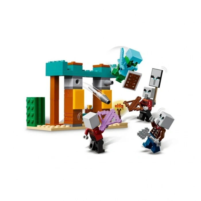 Mey İthalat® 21267   Minecraft The Illager Çöl Devriyesi 105 parça +7 yaş