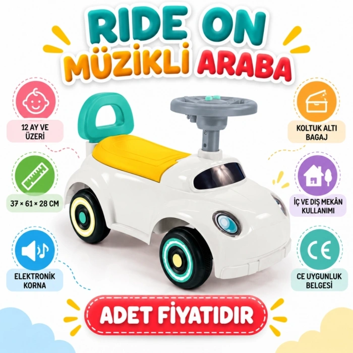 Mey İthalat® 2635 RIDE ON CAR ELECTRONIC SOUND