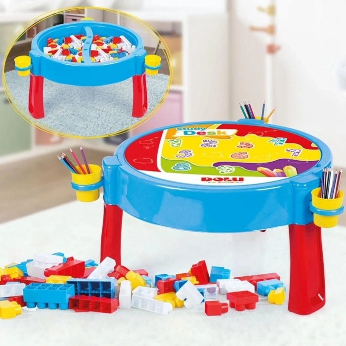 Mey İthalat® 3072 100 PARÇA MEGA BLOKLU AKTIVITE MASASI