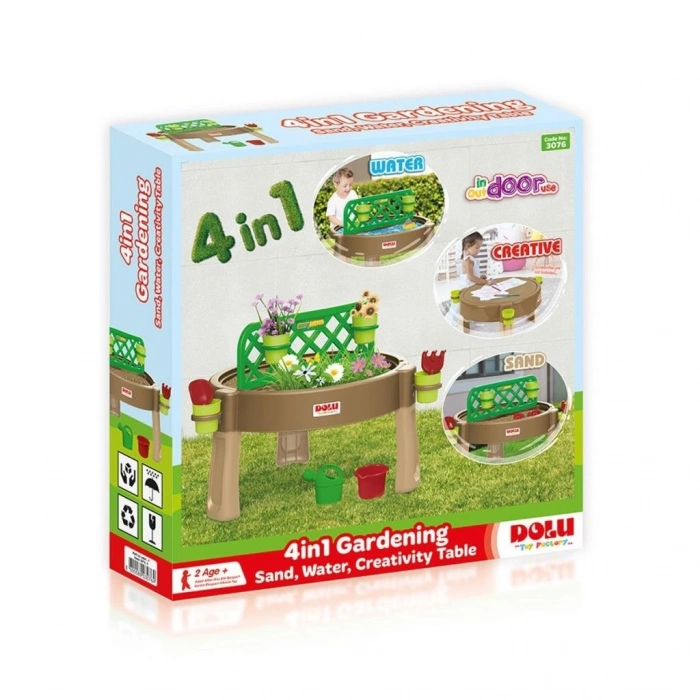 Mey İthalat® 3076 Kum Su Aktivite Masası 4 ü 1 Arada -Dolu