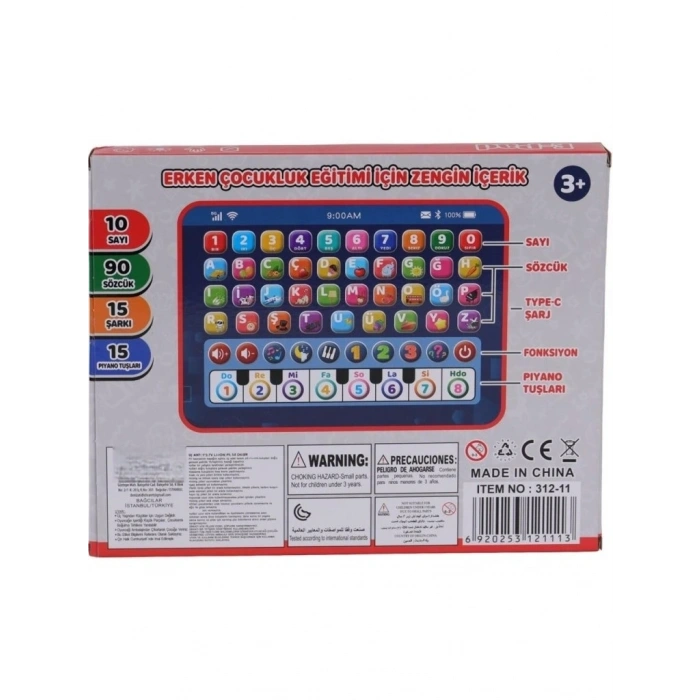 Mey İthalat® 312-11 KUTULU TÜRKÇE TABLET -CAN