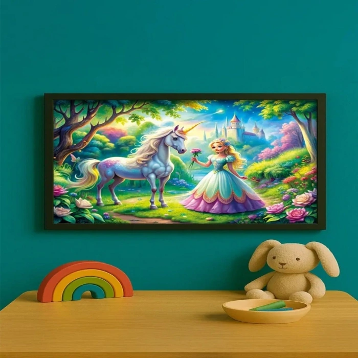 Mey İthalat® 31755 PRINCES UNICORN 50 PARÇA PUZZLE