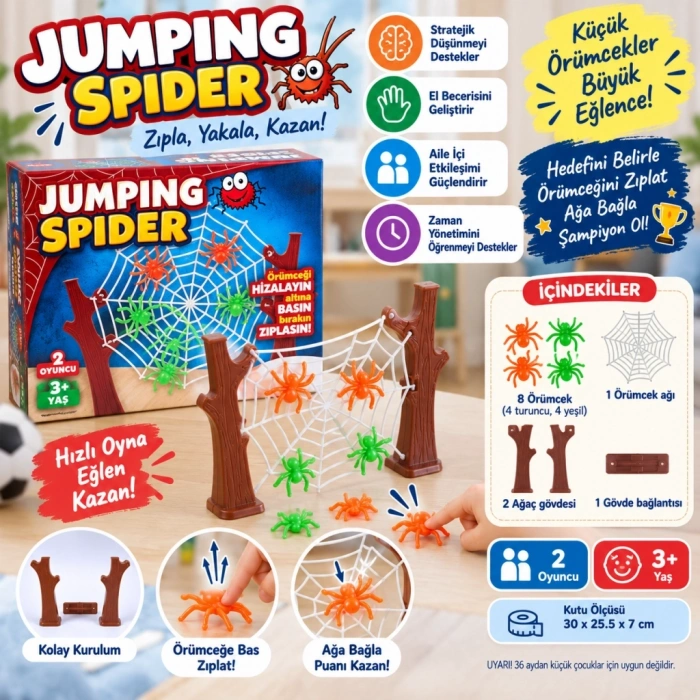 Mey İthalat® 35004 JUMPİNG SPIDER