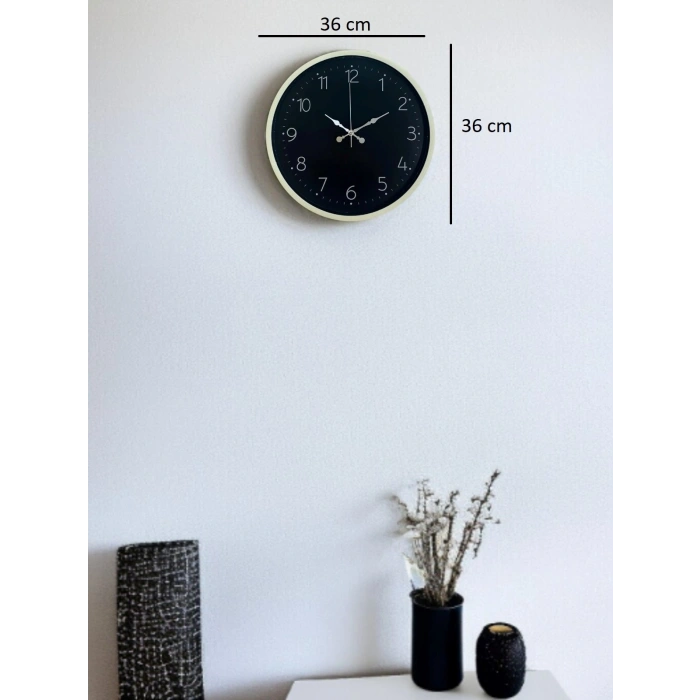 Mey İthalat® 36 Cm Dekoratif Duvar Saati
