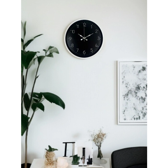 Mey İthalat® 36 Cm Dekoratif Sade Duvar Saati