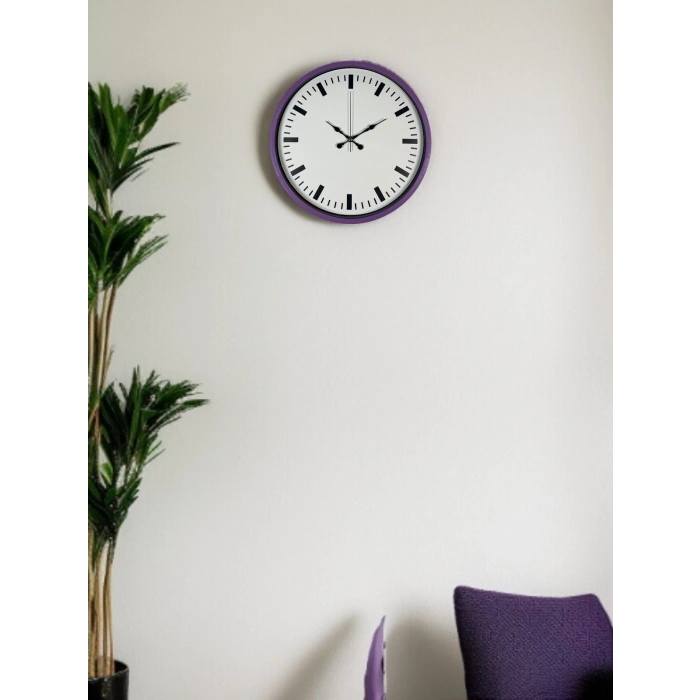 Mey İthalat® 36 Cm Sade Standart Duvar Saati