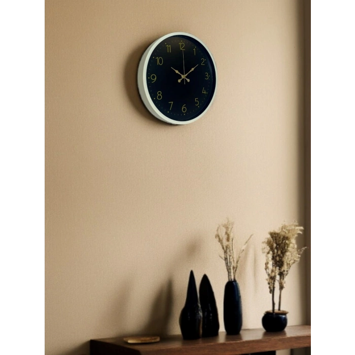 Mey İthalat® 36 Cm Standart Krem Duvar Saati