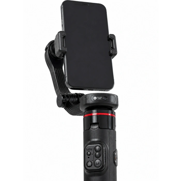 Mey İthalat® 360° AI Akıllı Takipli Selfie Stick Gimbal Stabilizatör Bluetooth Kumandalı Uzayabilir Telefon Tripodu