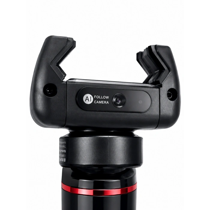Mey İthalat® 360° AI Akıllı Takipli Selfie Stick Gimbal Stabilizatör Bluetooth Kumandalı Uzayabilir Telefon Tripodu