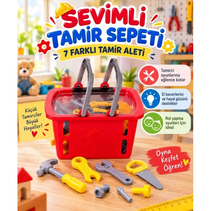 Mey İthalat® 39224 SEVİMLİ TAMİR SEPETİ