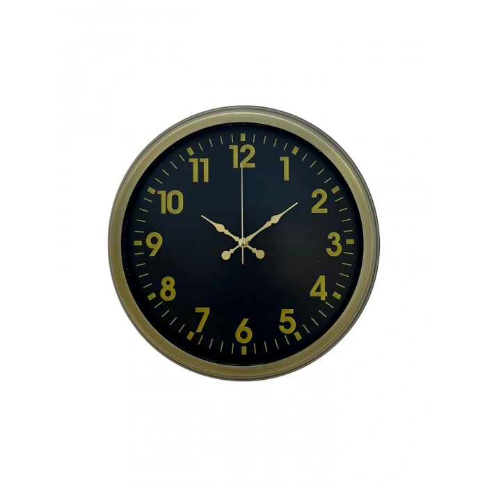 Mey İthalat® 40 Cm Metal Eskitme Klasik Duvar Saati