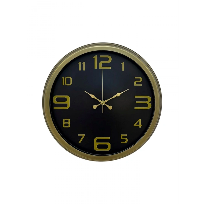 Mey İthalat® 40 Cm Metal Eskitme Vintage Duvar Saati
