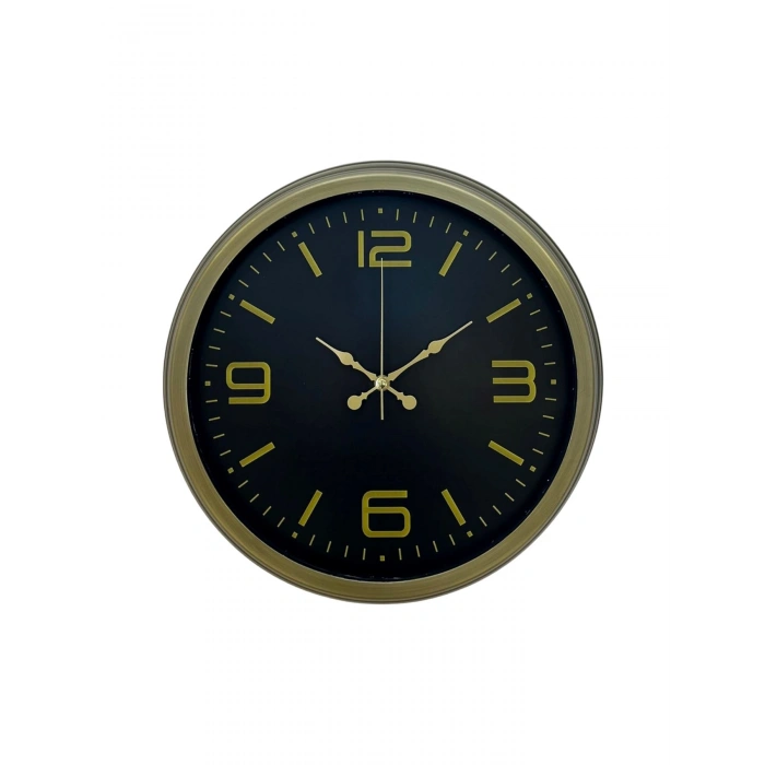 Mey İthalat® 40 Cm Metal Eskitme Vintage Duvar Saati