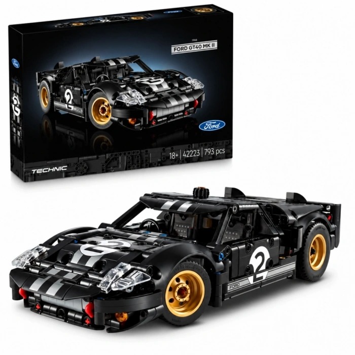 Mey İthalat® 42223  Technic 1966 Ford GT40 MKII 793 parça +18 yaş