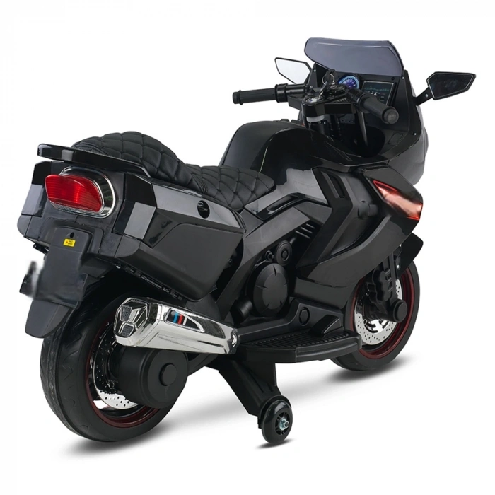 Mey İthalat®   438A XMX-316 Ledli Akülü Motor 12 Volt Siyah