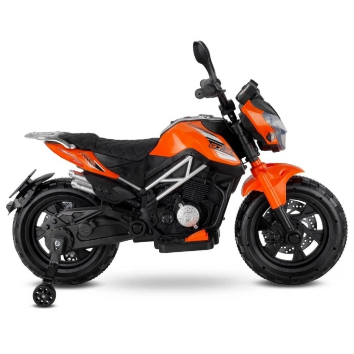 Mey İthalat® 447 Motocross Akülü Motorsiklet 12V Turuncu