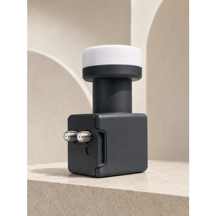 Mey İthalat® 4K Ultra HD Twin LNB Çift Uydu Çıkışlı Ku Band Çanak Anten LNB 0.1 dB