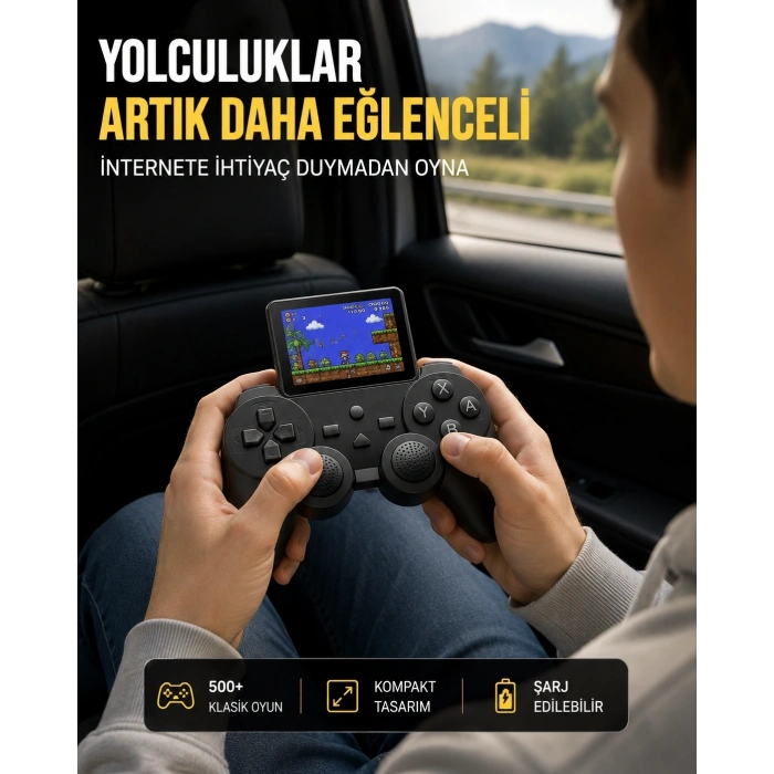 Mey İthalat® 500 Oyun Tek Cihazda! Nostalji ve Eğlence Yanınızda