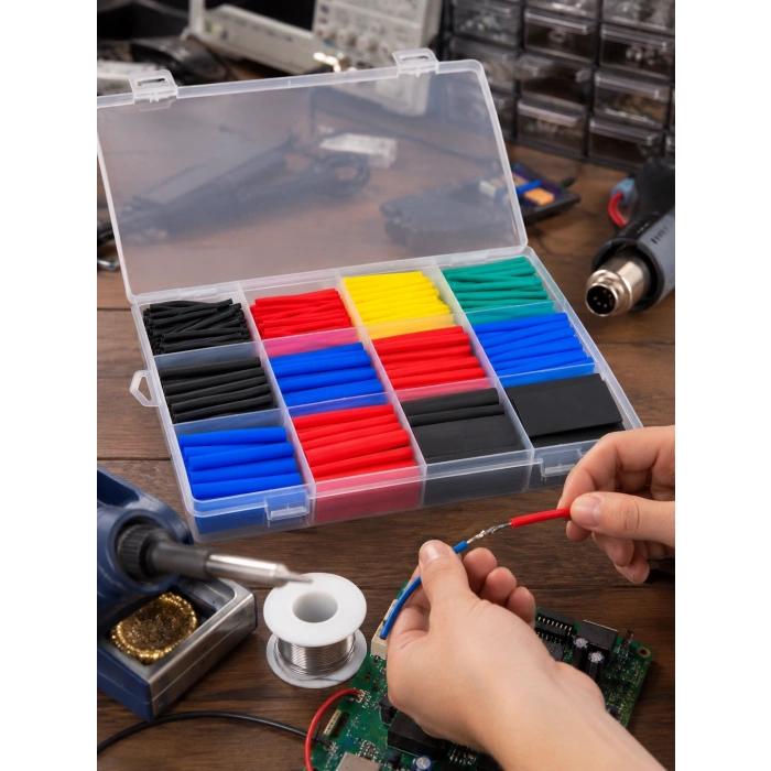 Mey İthalat® 560 Makaron Seti Elektrik ve Elektronik Kablo İzolasyon Tamir Seti
