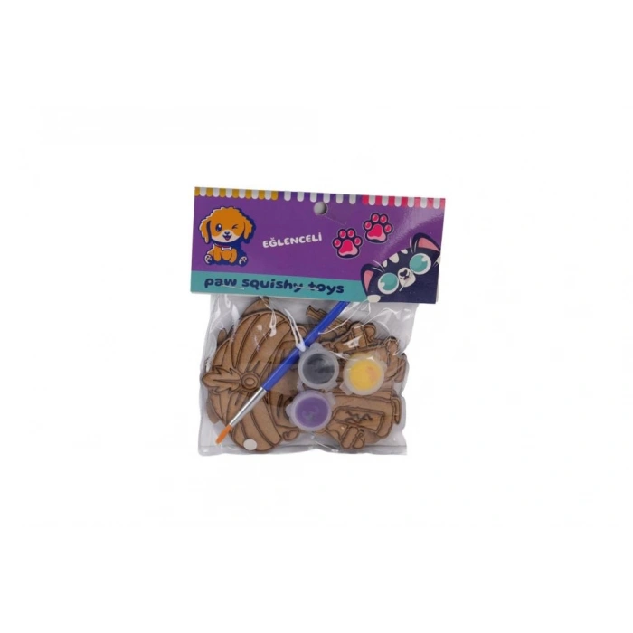 Mey İthalat® 5637 AHŞAP 3 LÜ BOYAMA
