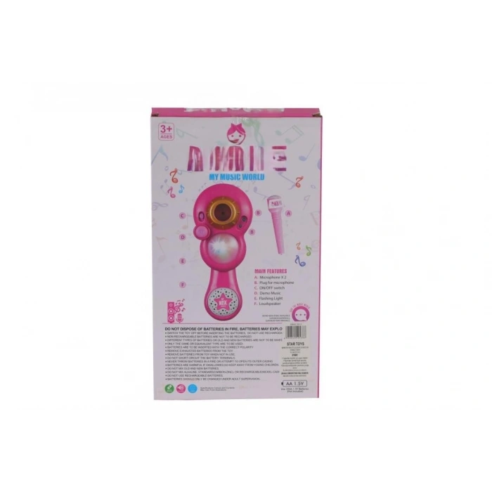 Mey İthalat® 5801-KUTUDA 2Lİ AYAKLI MİKROFON