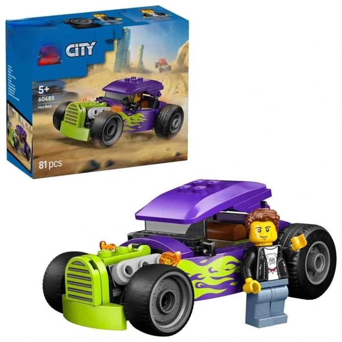 Mey İthalat® 60485  City Hot Rod 81 parça +5 yaş