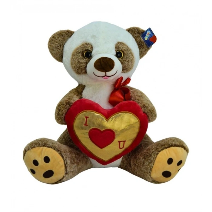 Mey İthalat® 62909 30 CM KALP TUTAN PANDA -HLY