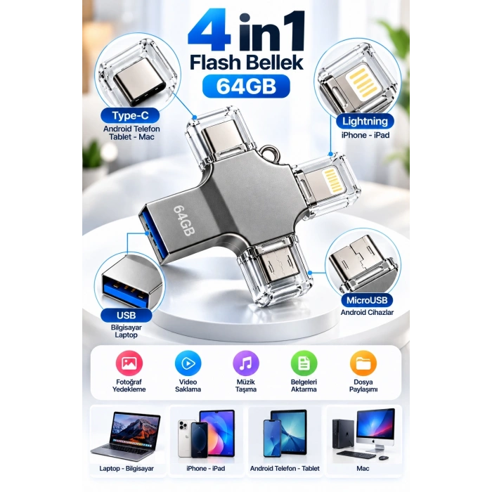 Mey İthalat® 64 GB FLASH BELLEK