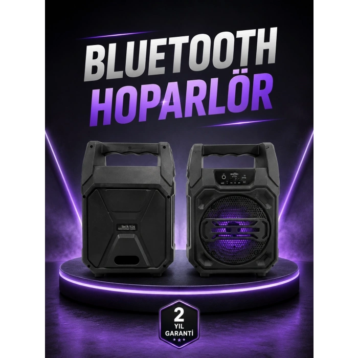 Mey İthalat® 6.5 İnç Kablosuz Hoparlör Bluetooth Bağlantılı Yüksek Ses